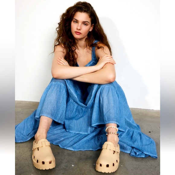 NWT Free People Karlie Buckle Clog - Picture 1 of 11